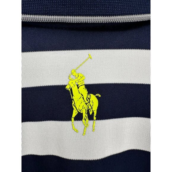 Polo Golf Ralph Lauren Men XL Blue Stripped Short Sleeve PGA Whistling Straits - Picture 5 of 12